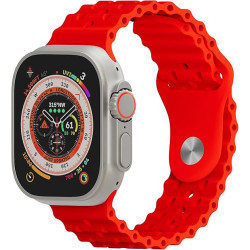 Ocean Band Red Apple Watch...