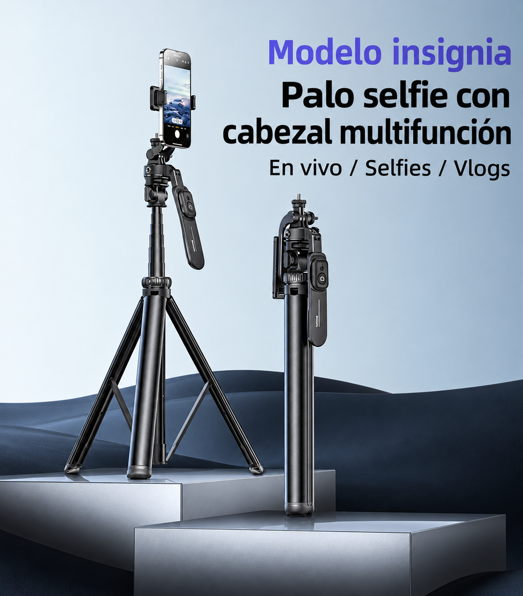 Selfie con trípode Yesido SF17 con control Bluetooth