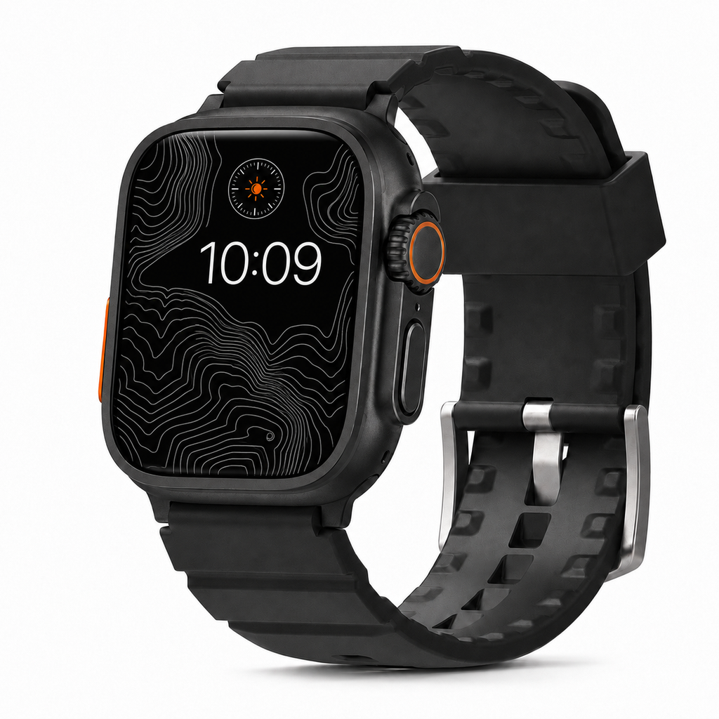 Ringke Rubber One Bold Band — Apple Watch Ultra 3/2/1 49mm · Series 11/10 46mm Series 9/8/7 45mm · SE/6/5/4 44mm
