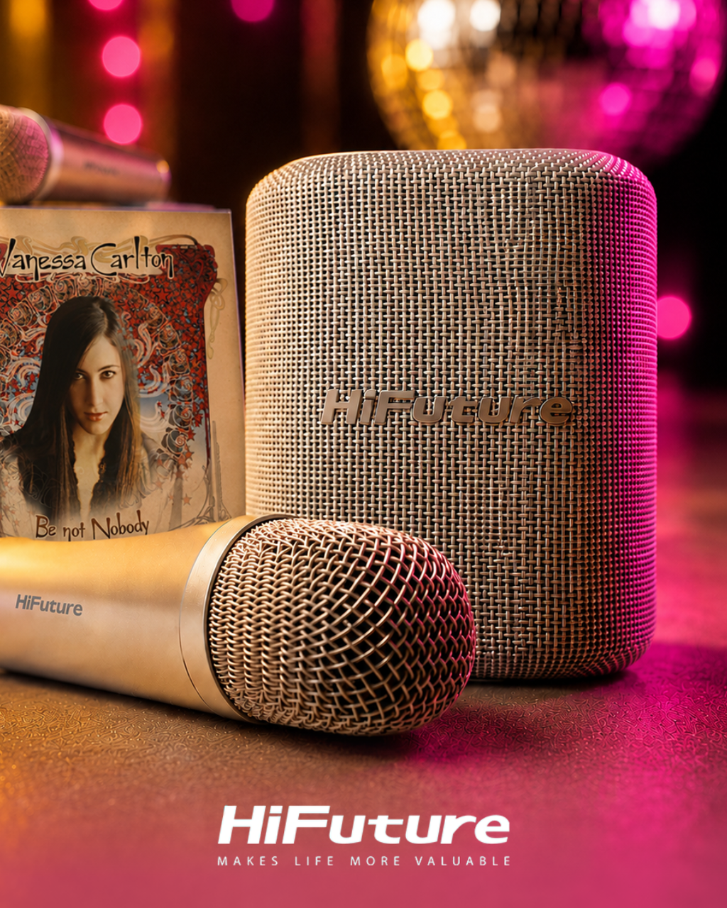 HiFuture Vocalist 100 | Bocina + Microfono Karaoke