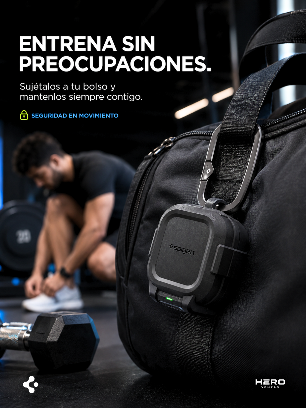 Spigen Lock Fit Case para Samsung Galaxy Buds 4 / 4 Pro