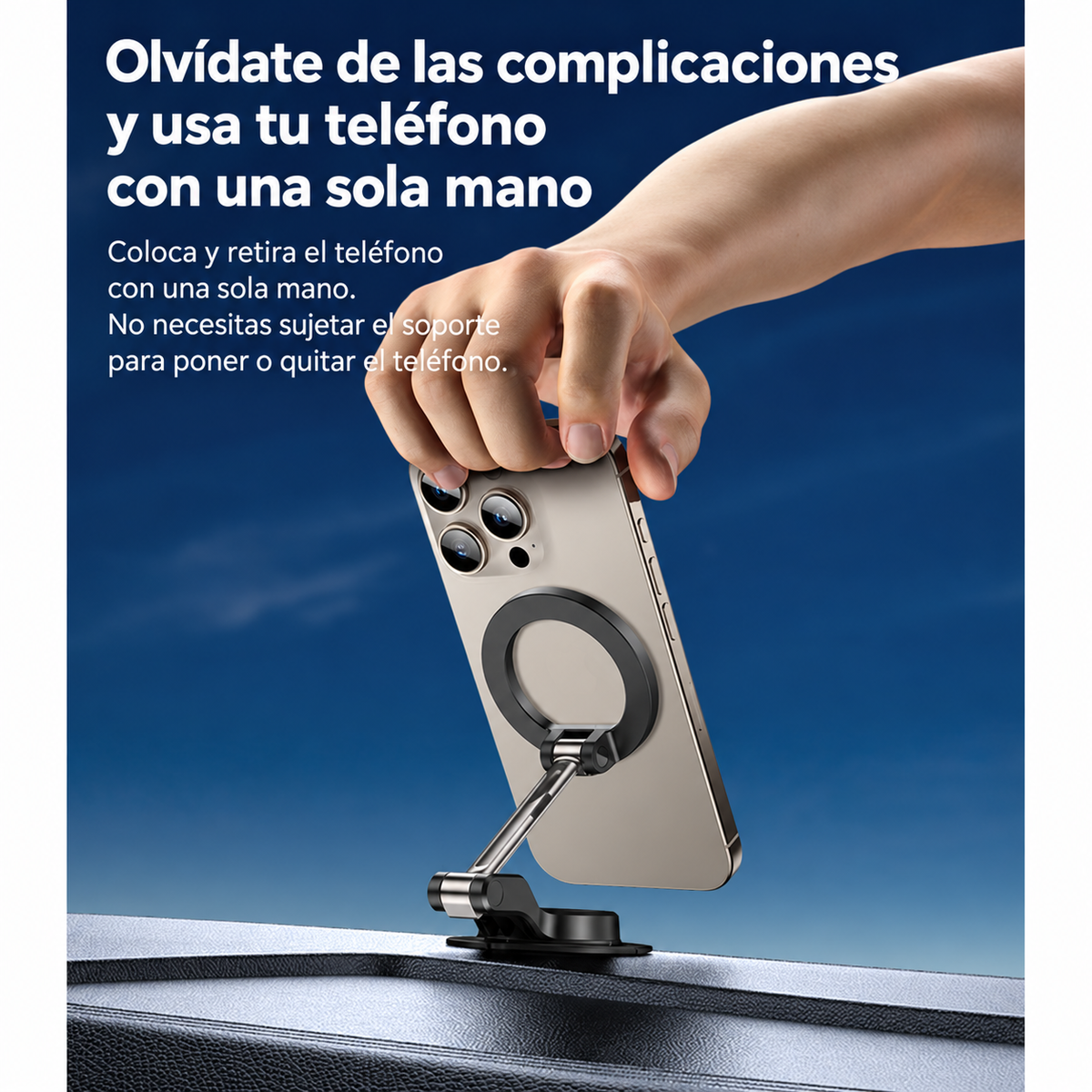 Soporte magnético Yesido para carro compatible con MagSafe 360°