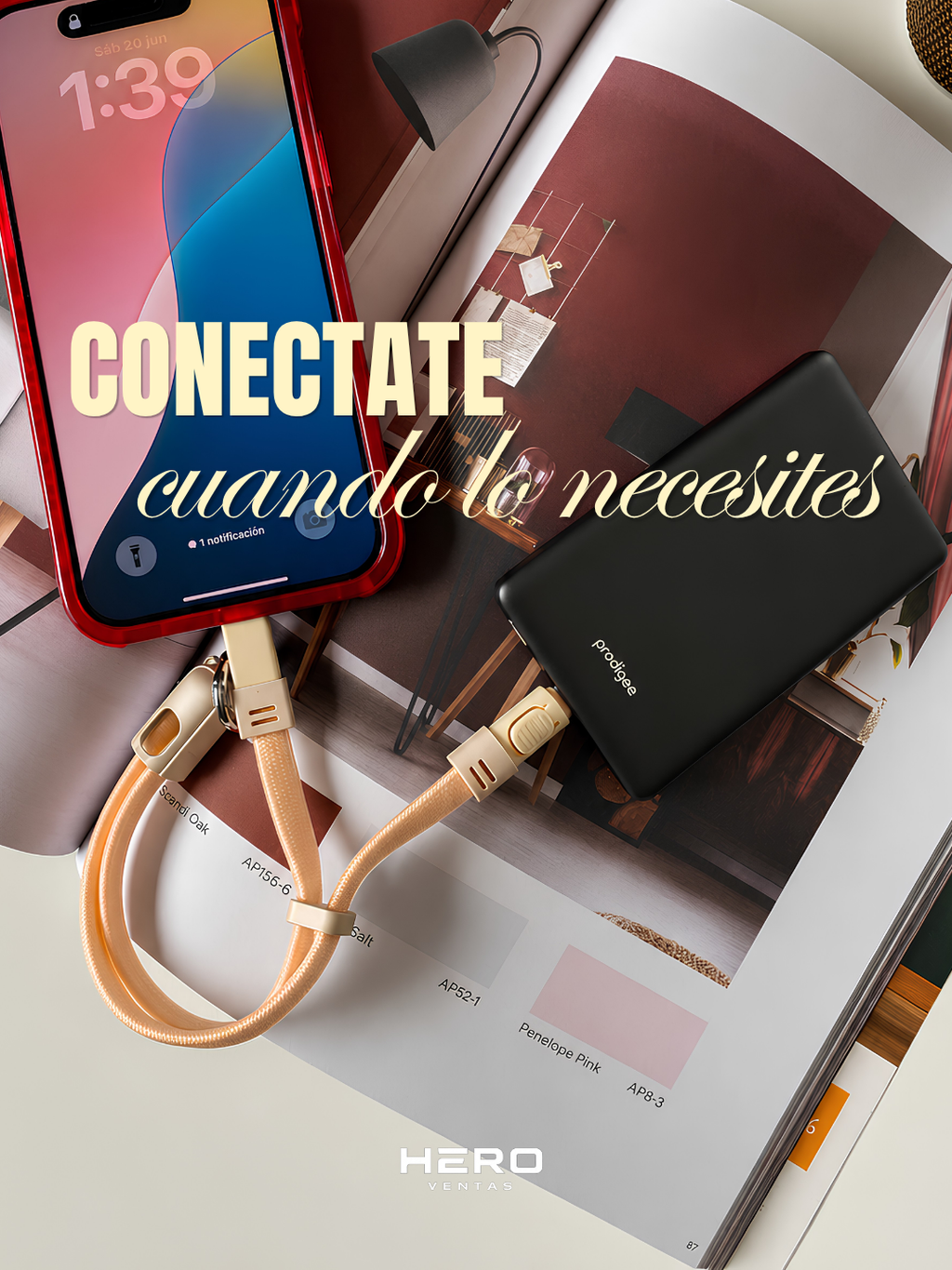 Lisen Lanyard + Cable De Carga Tipo C