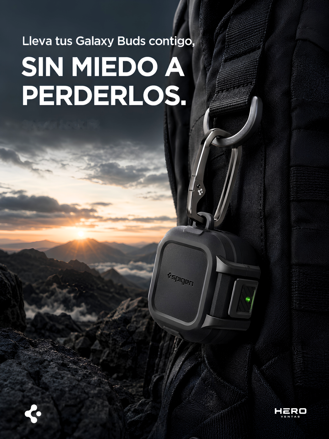 Spigen Lock Fit Case para Samsung Galaxy Buds 4 / 4 Pro