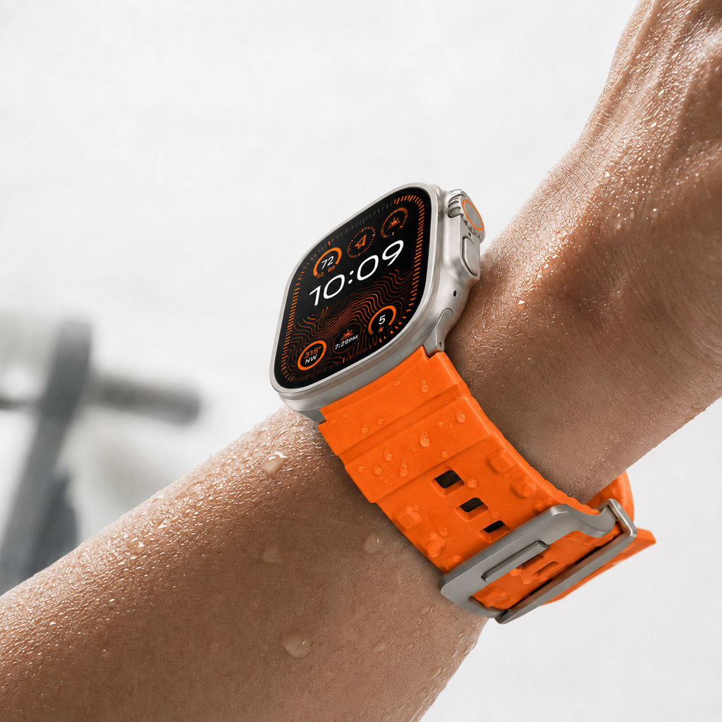Ringke Rubber One Bold Band — Apple Watch Ultra 3/2/1 49mm · Series 11/10 46mm Series 9/8/7 45mm · SE/6/5/4 44mm