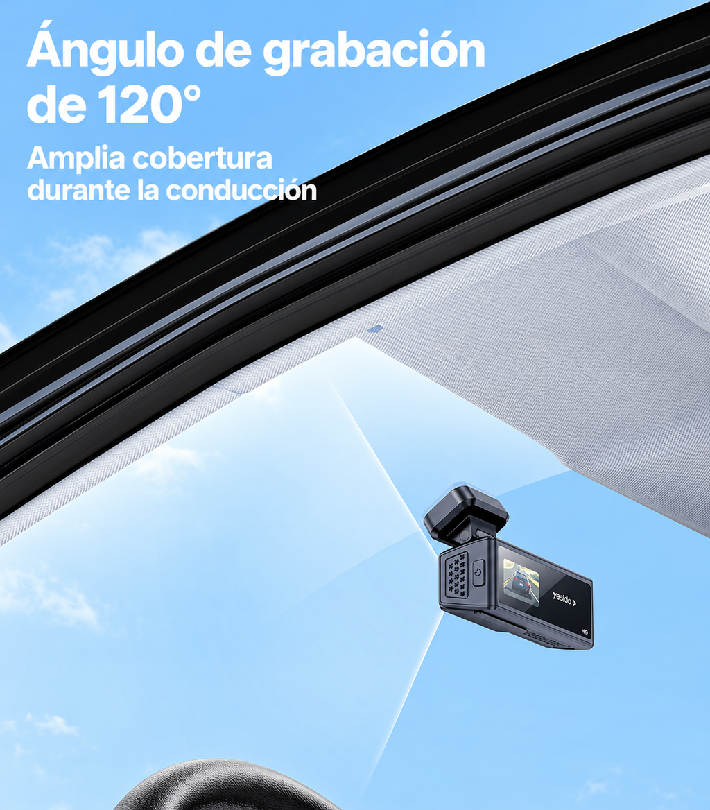 Cámara para carro Yesido KM22 Dual Dash Cam Full HD