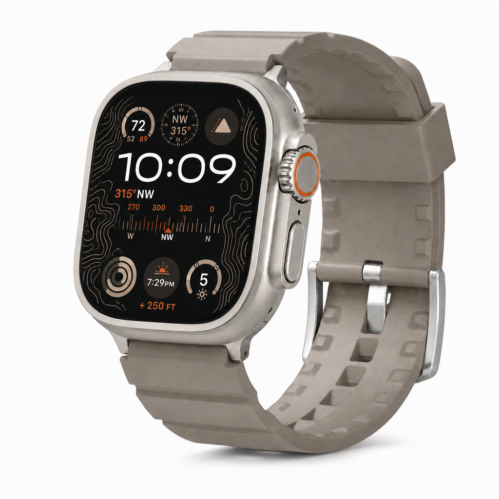 Ringke Rubber One Bold Band — Apple Watch Ultra 3/2/1 49mm · Series 11/10 46mm Series 9/8/7 45mm · SE/6/5/4 44mm