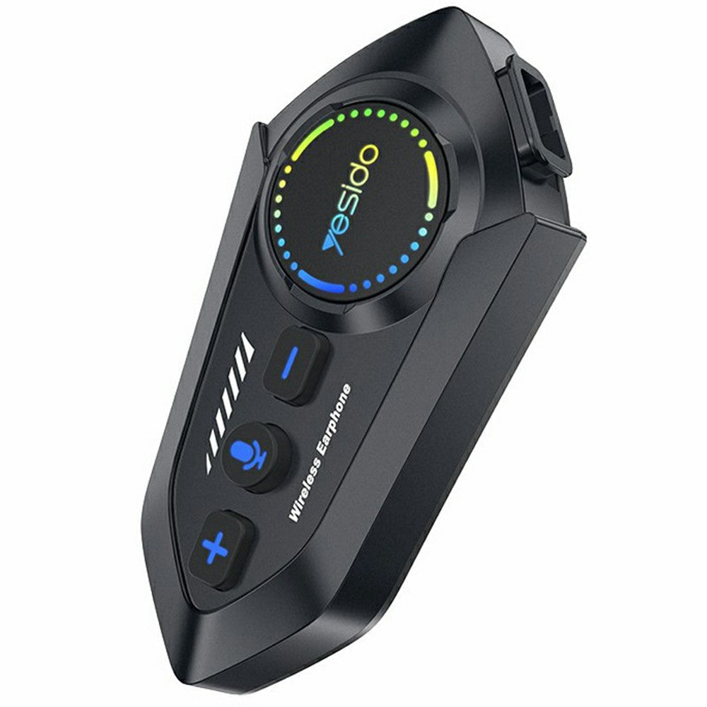 Intercomunicador Bluetooth para Casco de Moto YESIDO VC19 con Radio FM