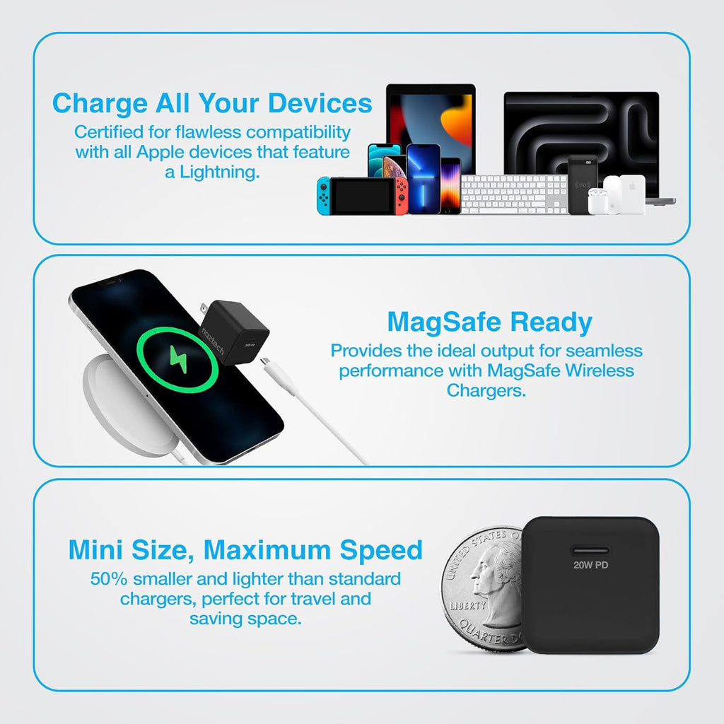 Naztech Cubo Pared 20w USB-C