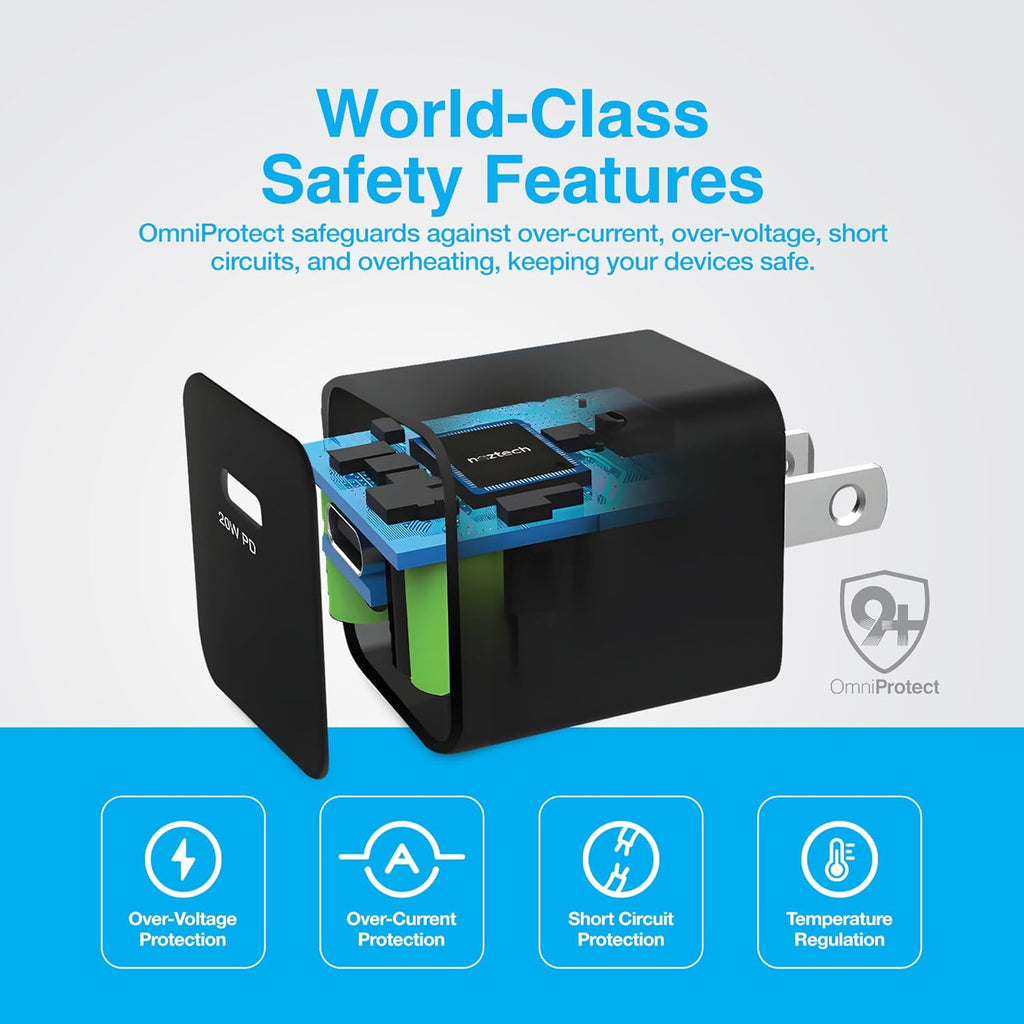 Naztech Cubo Pared 20w USB-C