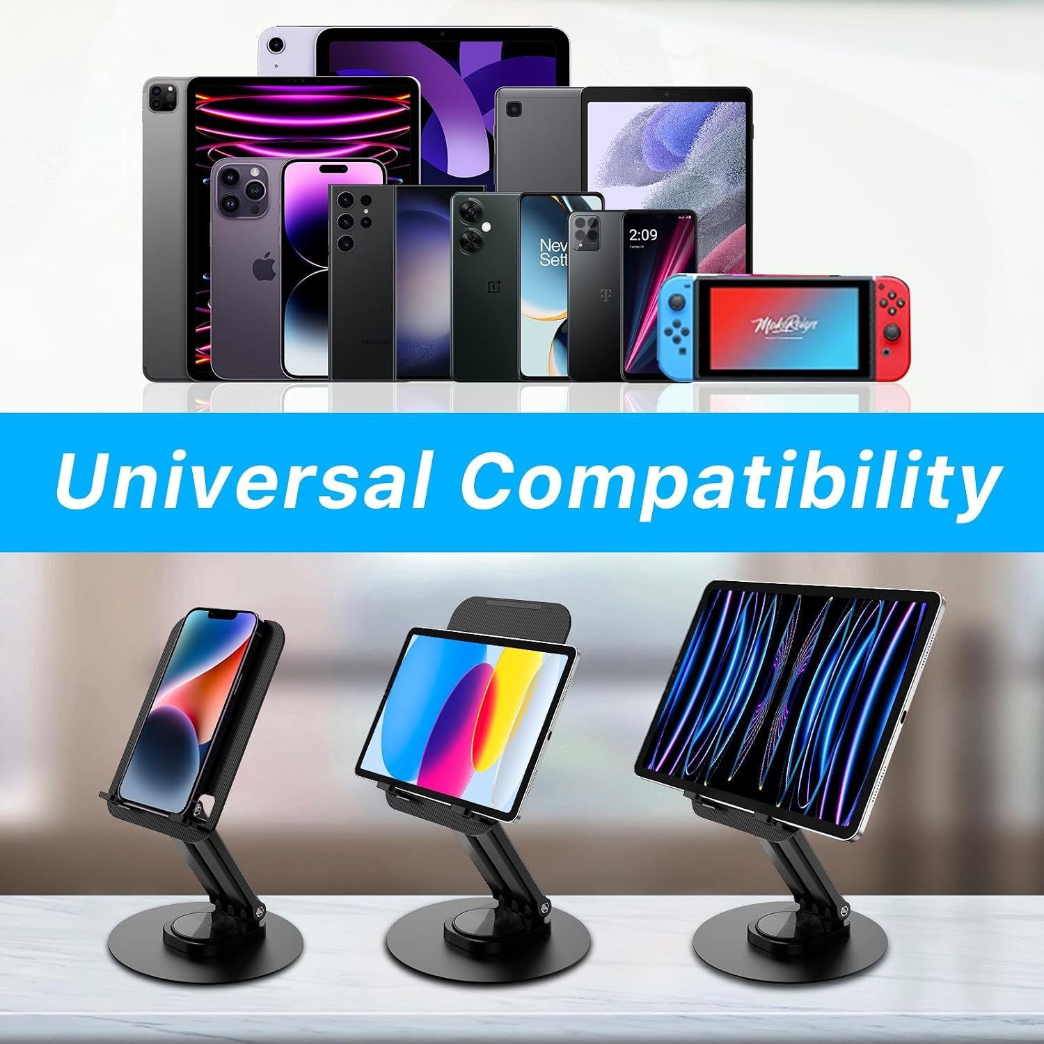 MyBat Pro TurnStyle – Stand Giratorio 360° para Tablet y iPad