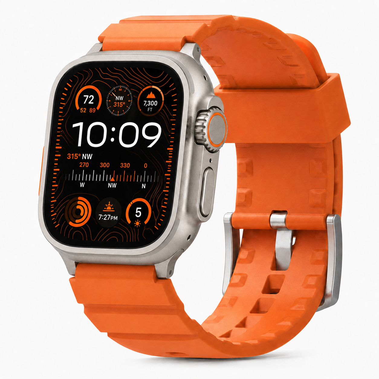 Ringke Rubber One Bold Band — Apple Watch Ultra 3/2/1 49mm · Series 11/10 46mm Series 9/8/7 45mm · SE/6/5/4 44mm