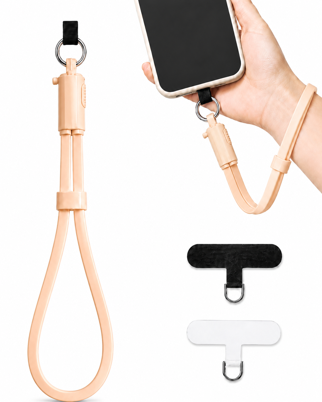 Lisen Lanyard + Cable De Carga Tipo C