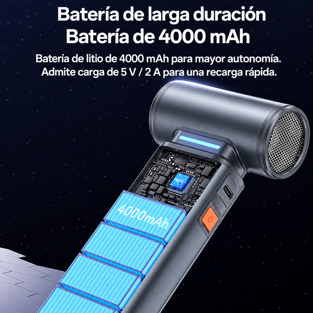 Ventilador turbo portátil Yesido de 15 W