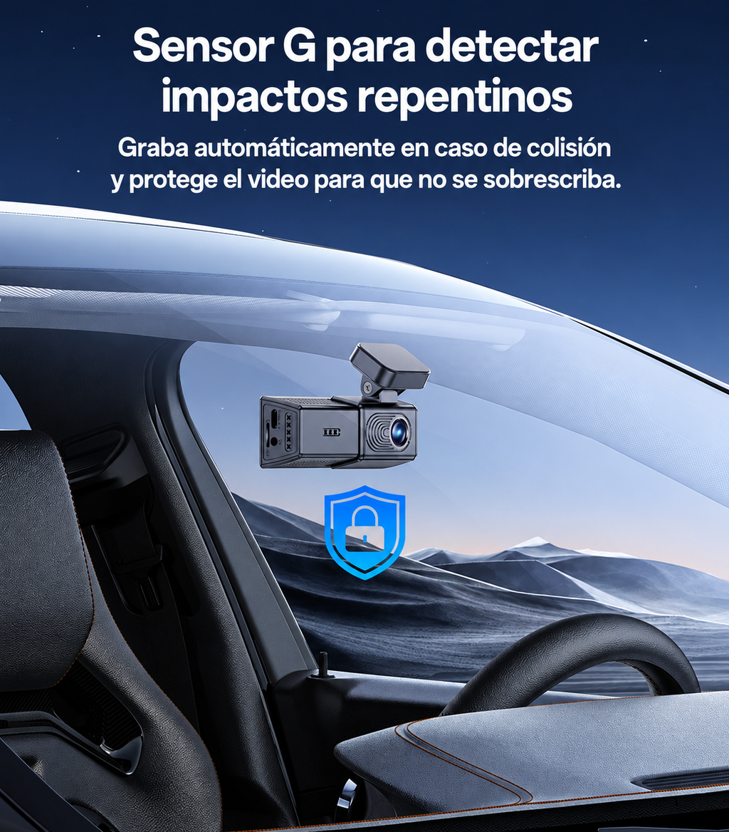 Cámara para carro Yesido KM22 Dual Dash Cam Full HD