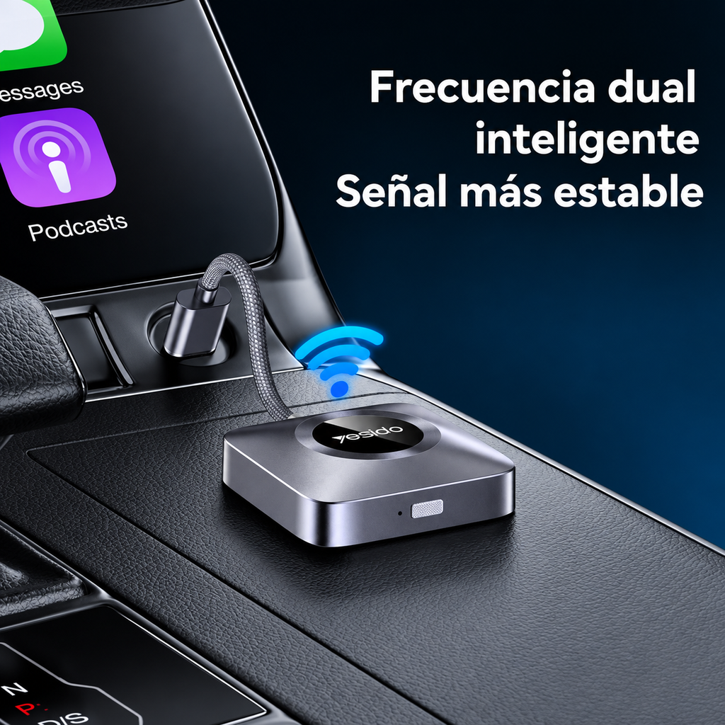 Adaptador CarPlay para Carro | Yesido KM23