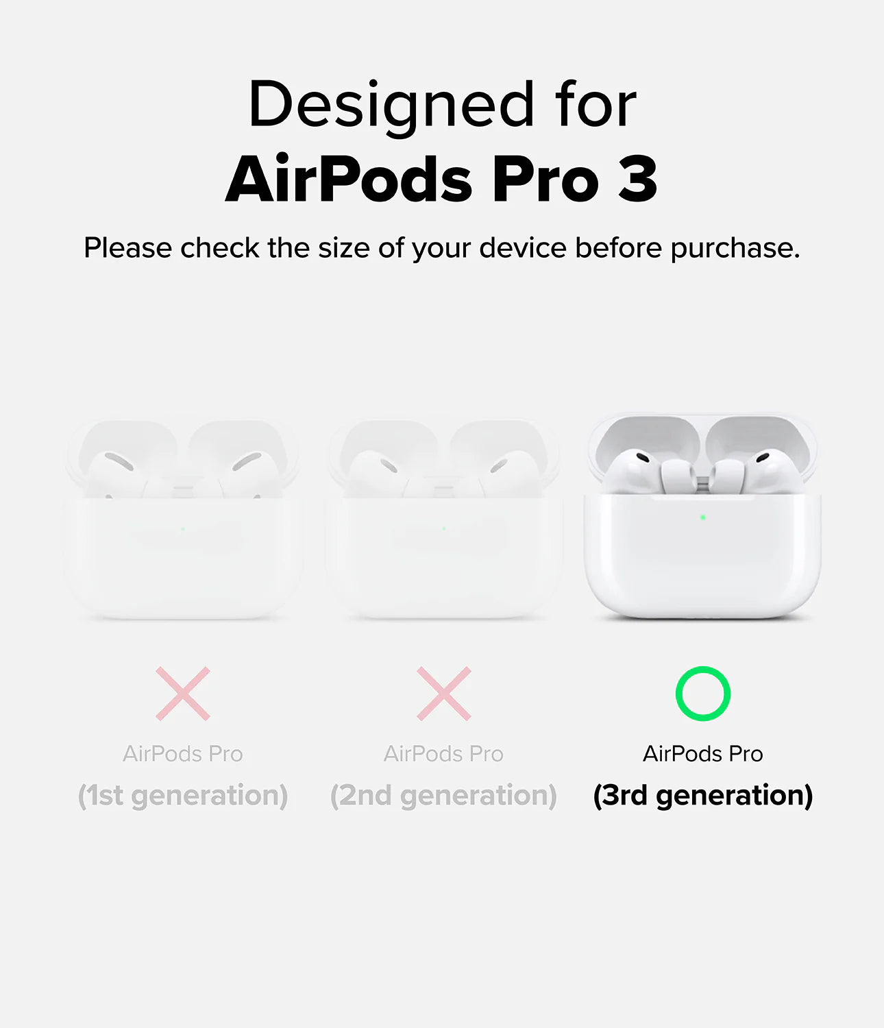 Silicone Case Ringke AirPods Pro 3th