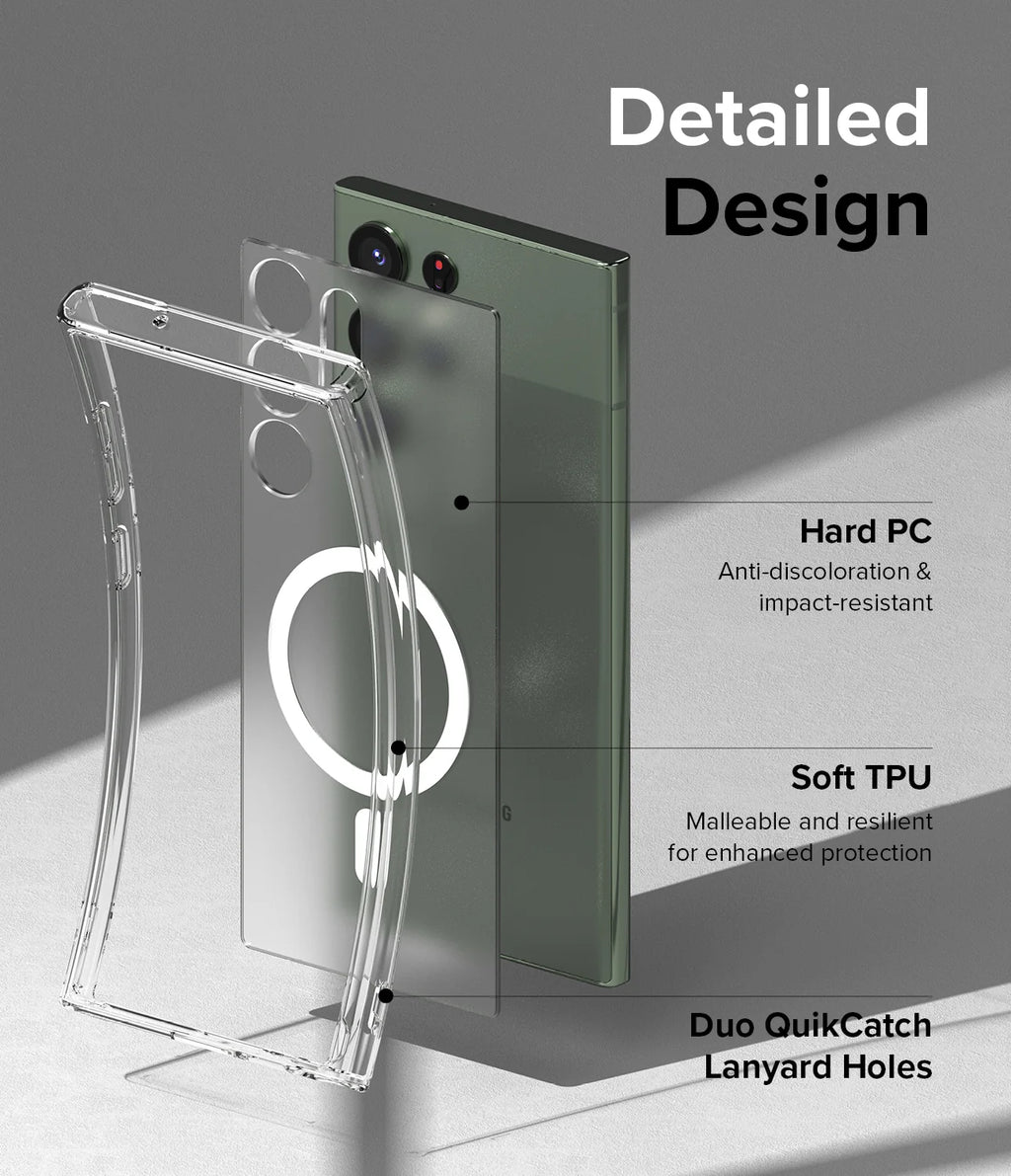 Ringke Fusion Magnetic Matte – Funda para Samsung Galaxy S23 Ultra