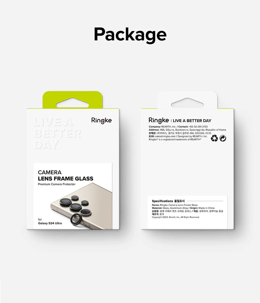 Protector Camara Ringke 2 Pack Galaxy S24 Ultra