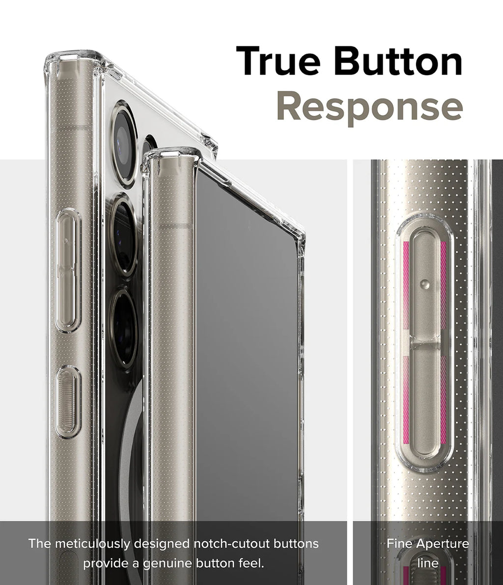 Fusion Magnetic Clear Ringke Galaxy S24 Ultra