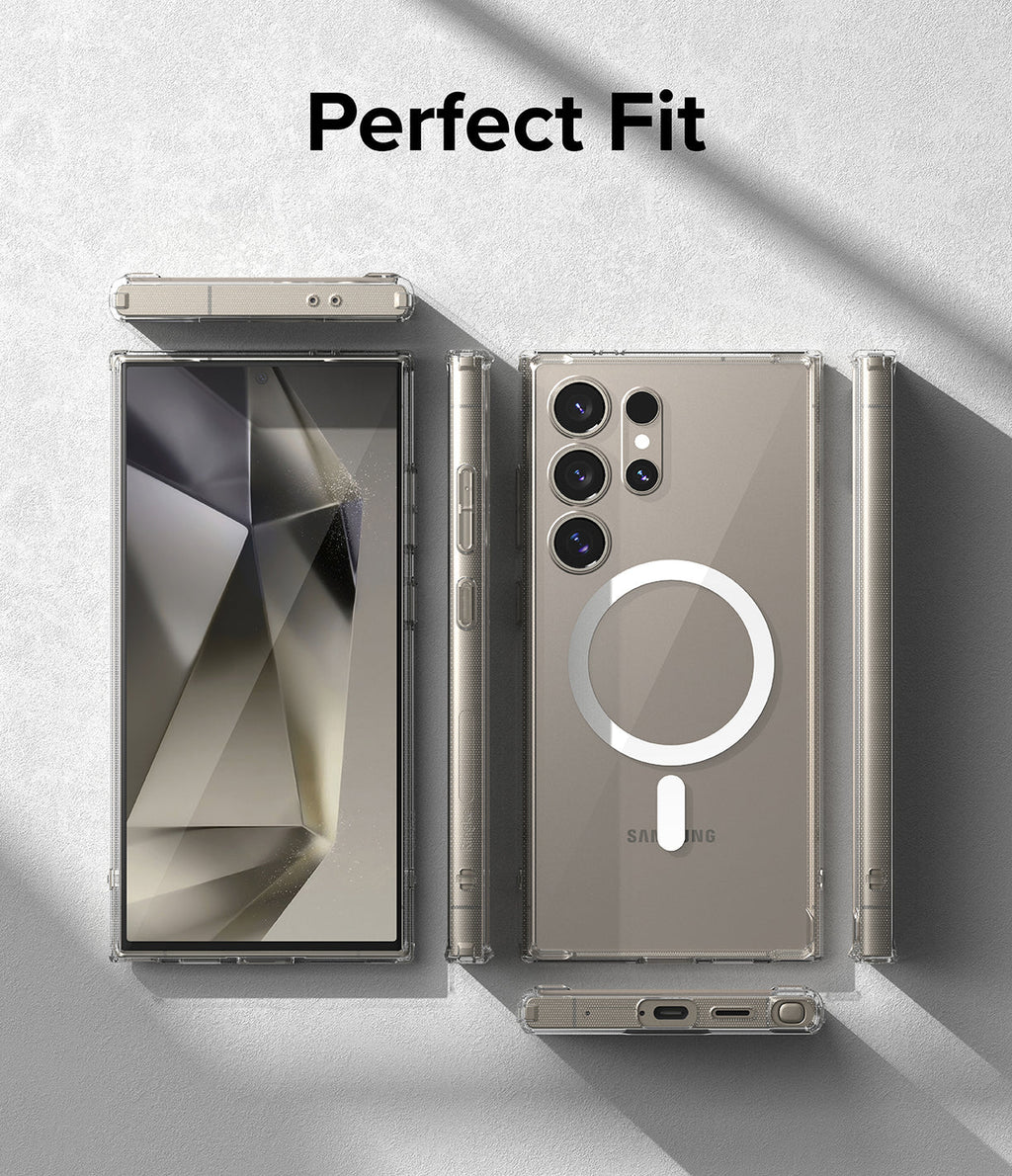 Fusion Magnetic Clear Ringke Galaxy S24 Ultra