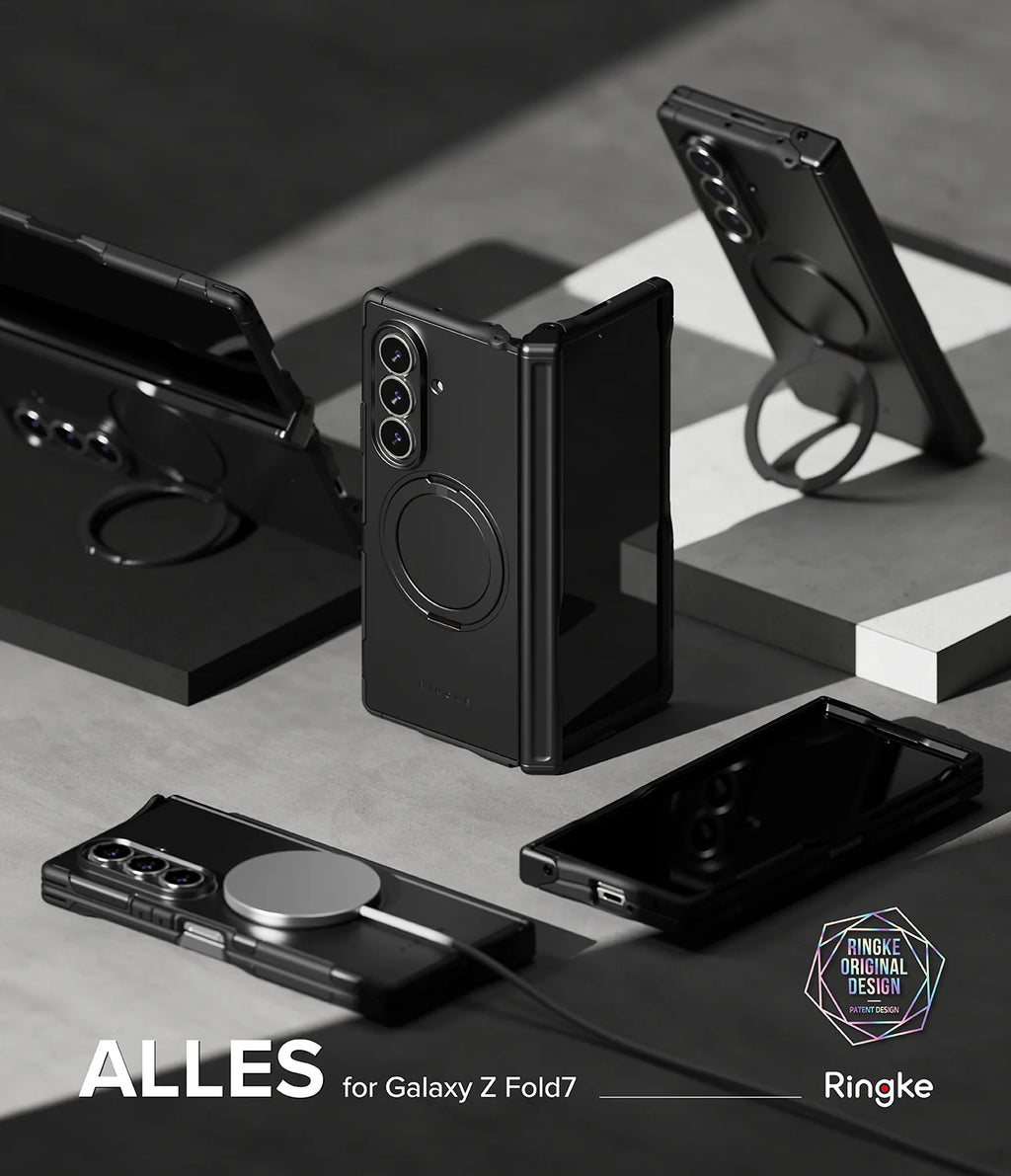 Ringke Alles Case Galaxy Z Fold 7 – Negro Protección Completa
