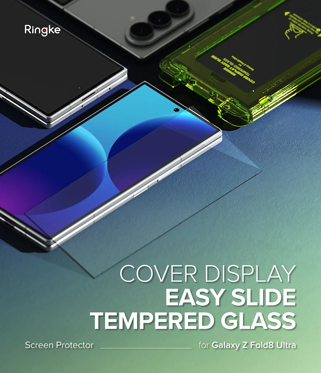 Galaxy Z Fold 8 Ultra Screen Protector – Ringke Easy Slide Tempered Glass 2-Pack