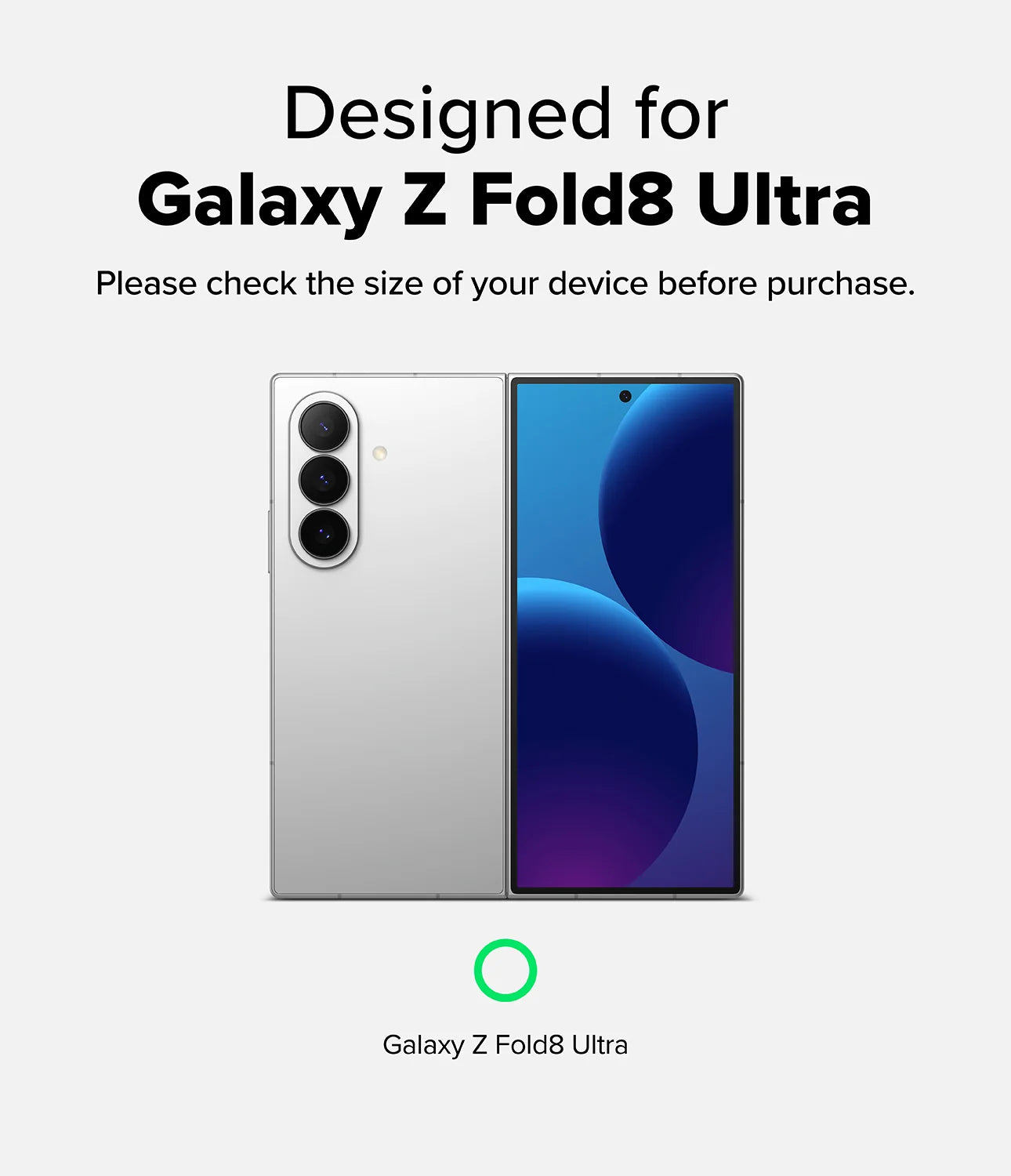 Galaxy Z Fold 8 Ultra Screen Protector – Ringke Easy Slide Tempered Glass 2-Pack