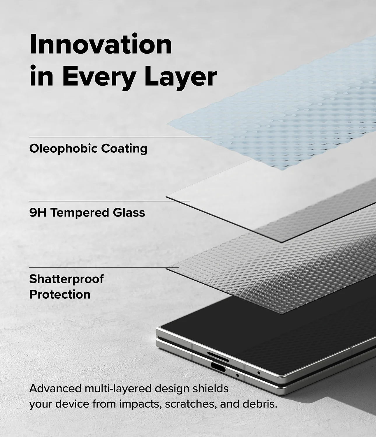 Galaxy Z Fold 8 Ultra Screen Protector – Ringke Easy Slide Tempered Glass 2-Pack
