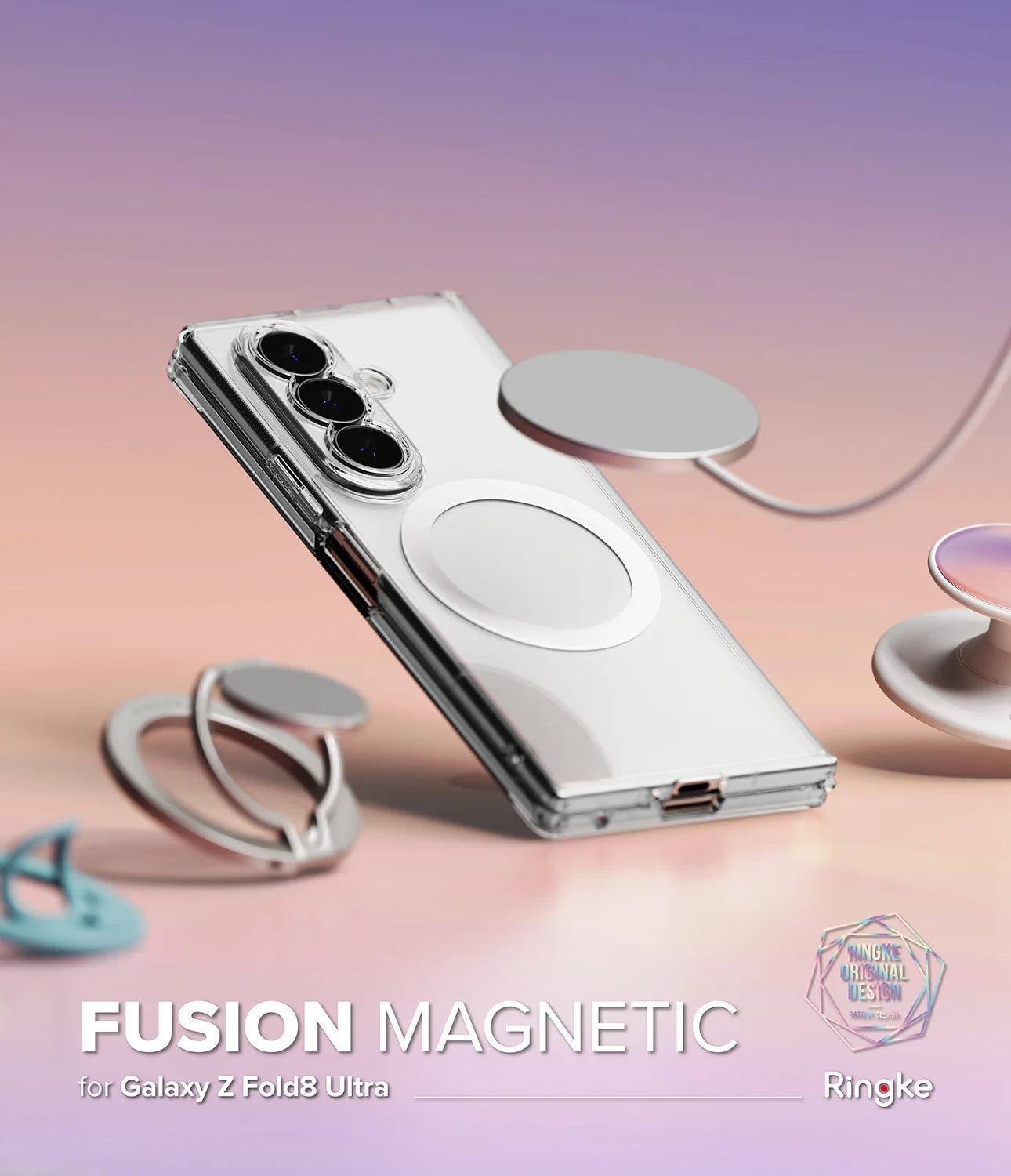 Ringke Fusion Magnetic Case para Samsung Galaxy Z Fold 8 Ultra