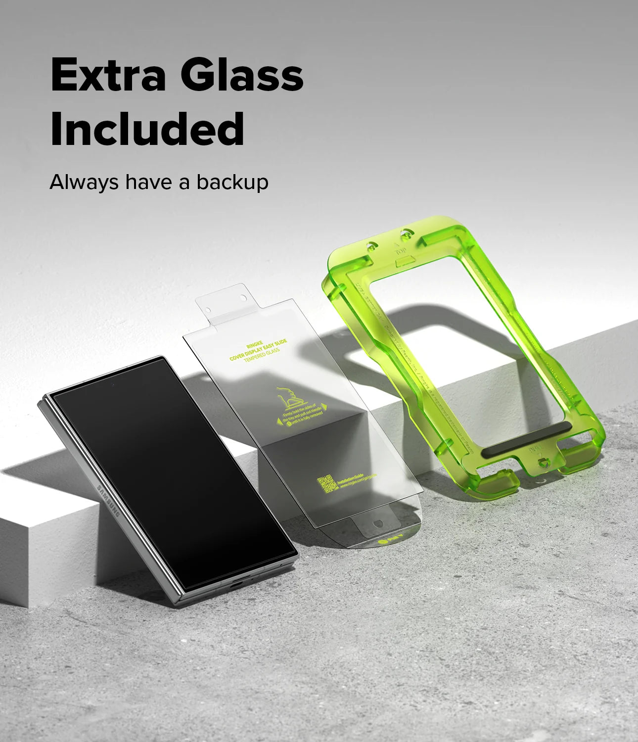 Ringke Easy Slide Vidrio Templado Galaxy Z Fold 8 - 2 Pack