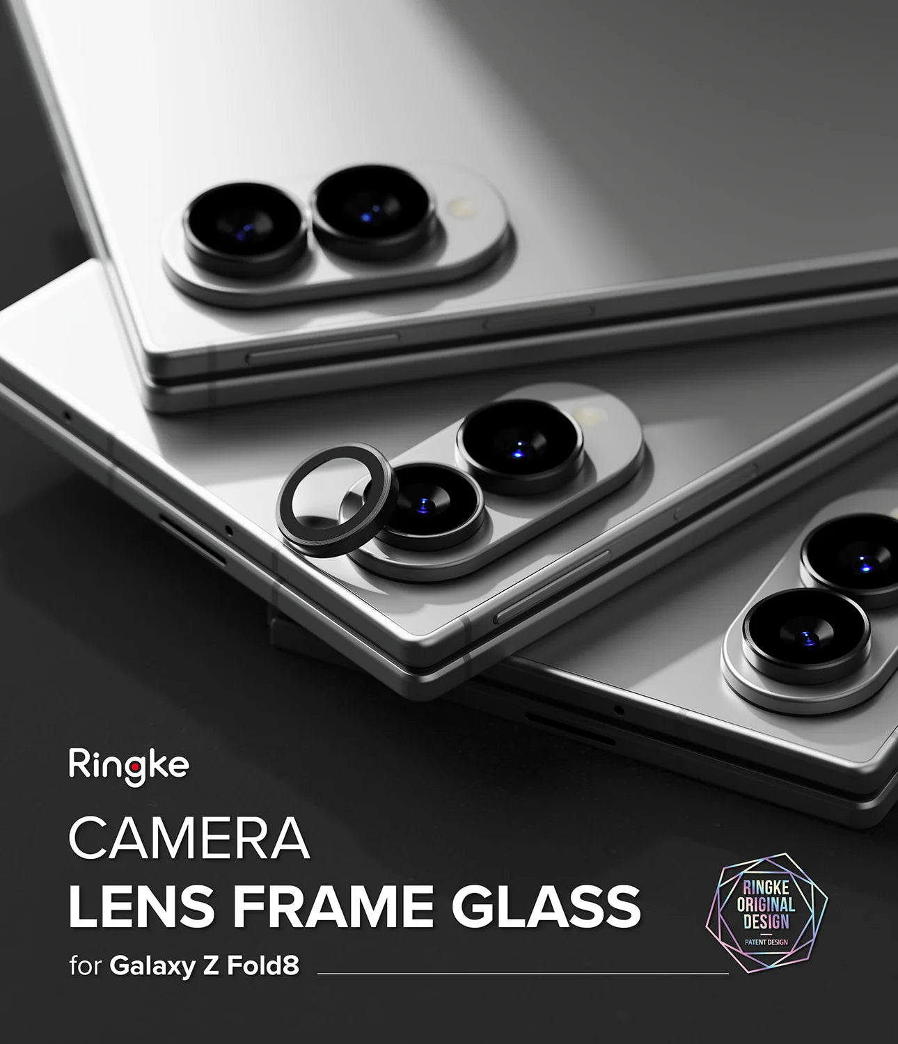 Ringke Camera Lens Frame Glass Galaxy Z Fold 8 – Protector Lente (2 Pack)