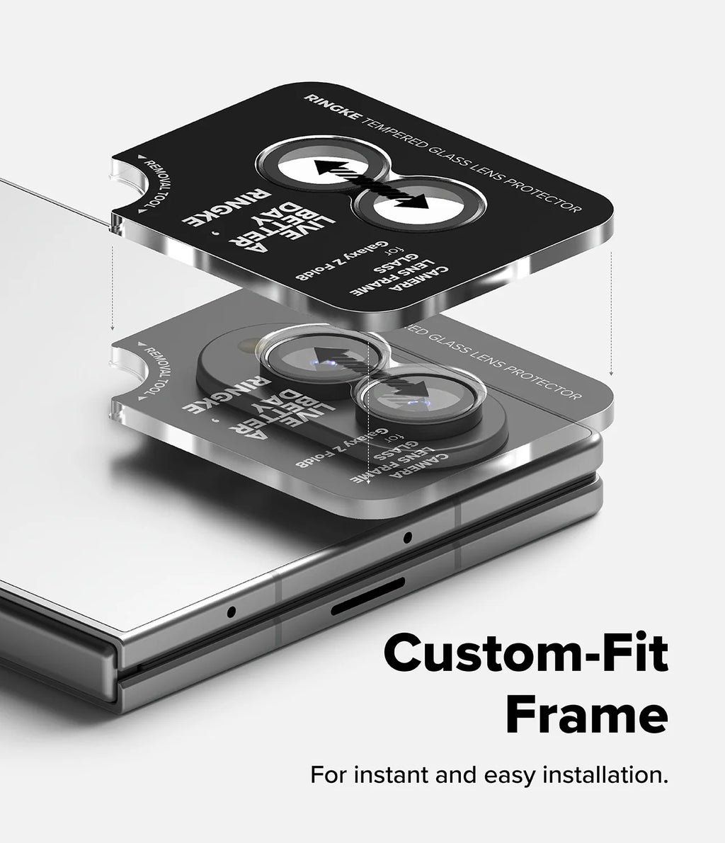 Ringke Camera Lens Frame Glass Galaxy Z Fold 8 – Protector Lente (2 Pack)