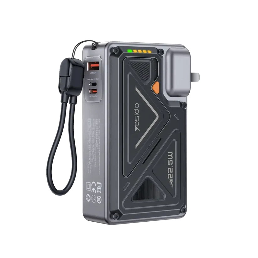 Power Bank Yesido MH103 | Batería portátil 20,000 mAh + Magsafe