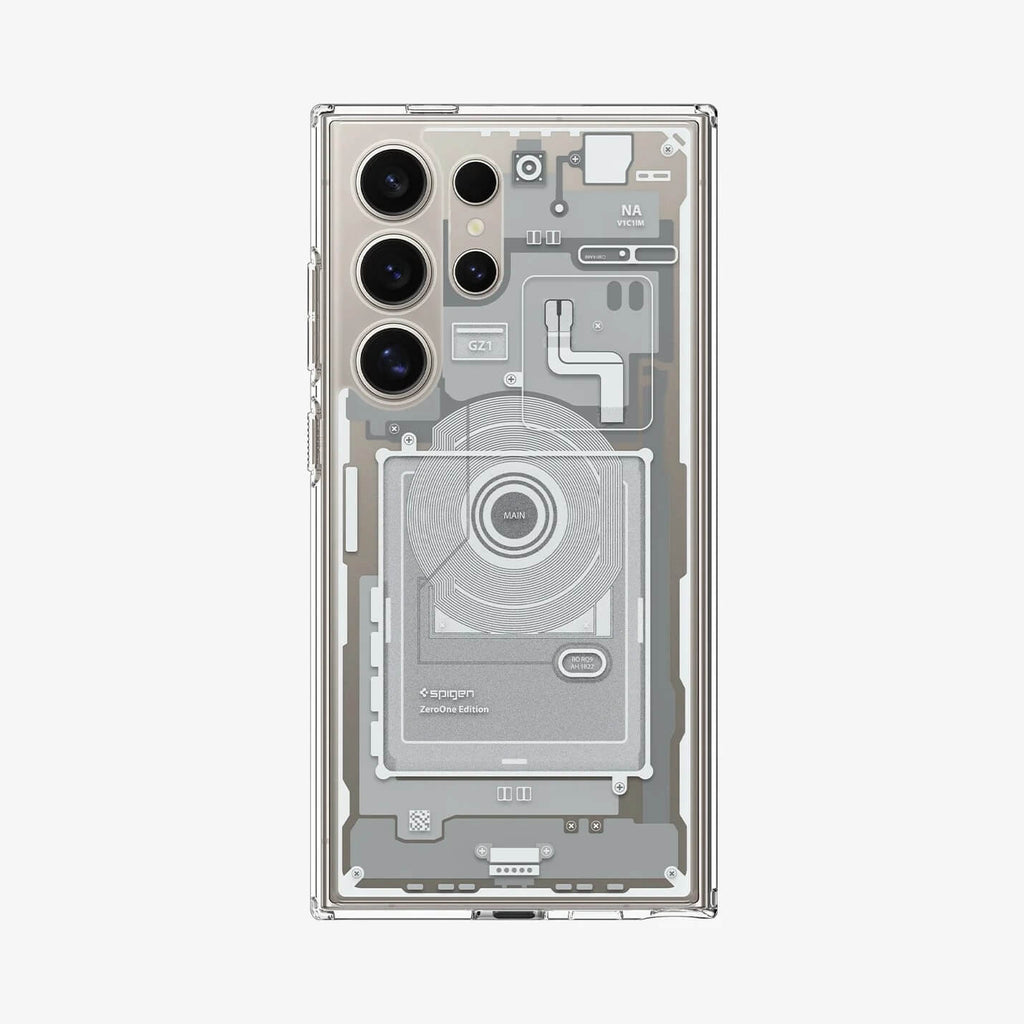 Ultra Hybrid Zero One White Spigen Galaxy S24 Ultra