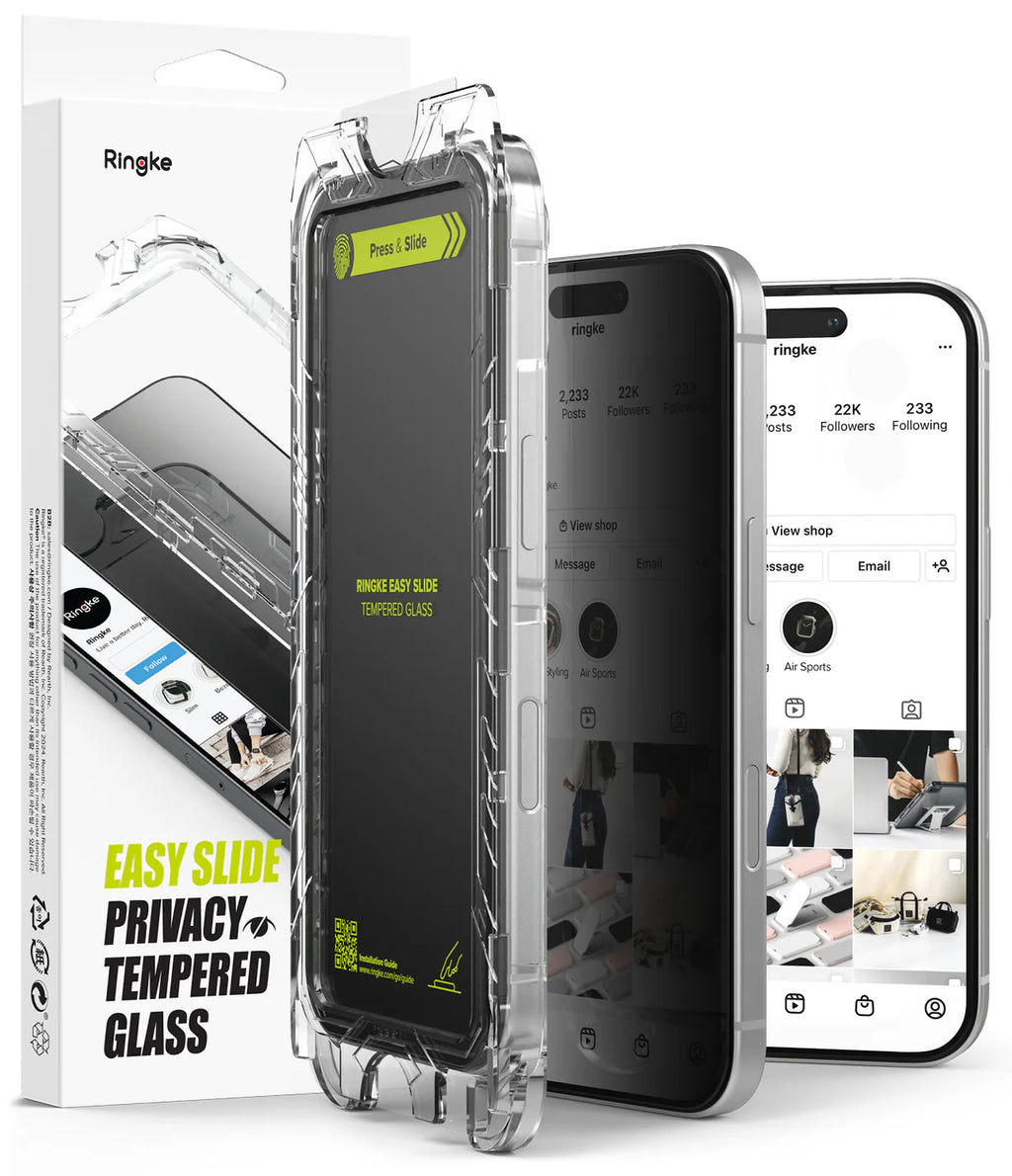 Privacidad Vidrio Templado Ringke iPhone 16 Pro