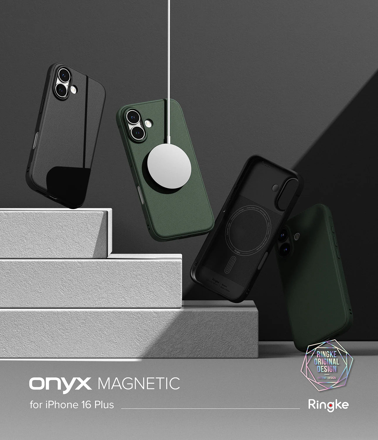 Onyx Magnetic Ringke iPhone 16 Plus