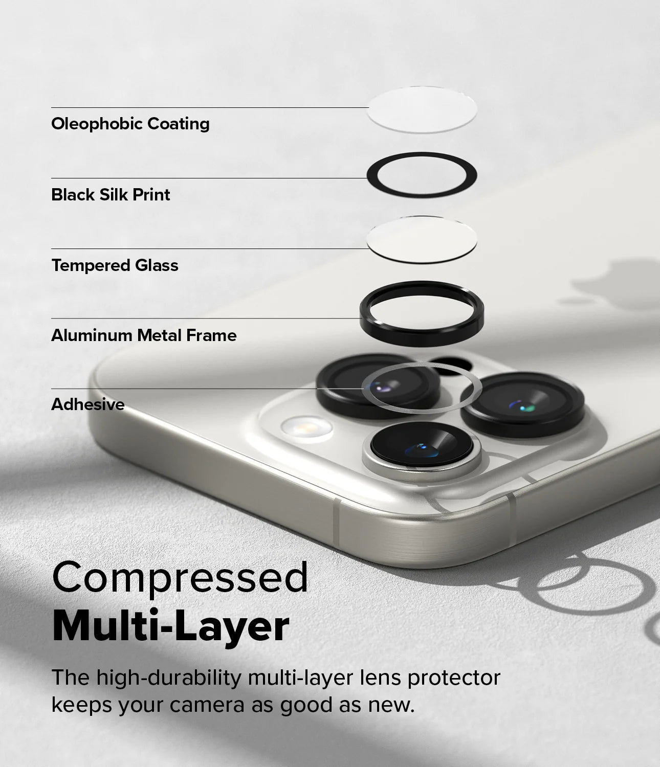 Protector Camara Ringke iPhone 16 Pro Max / 16 Pro