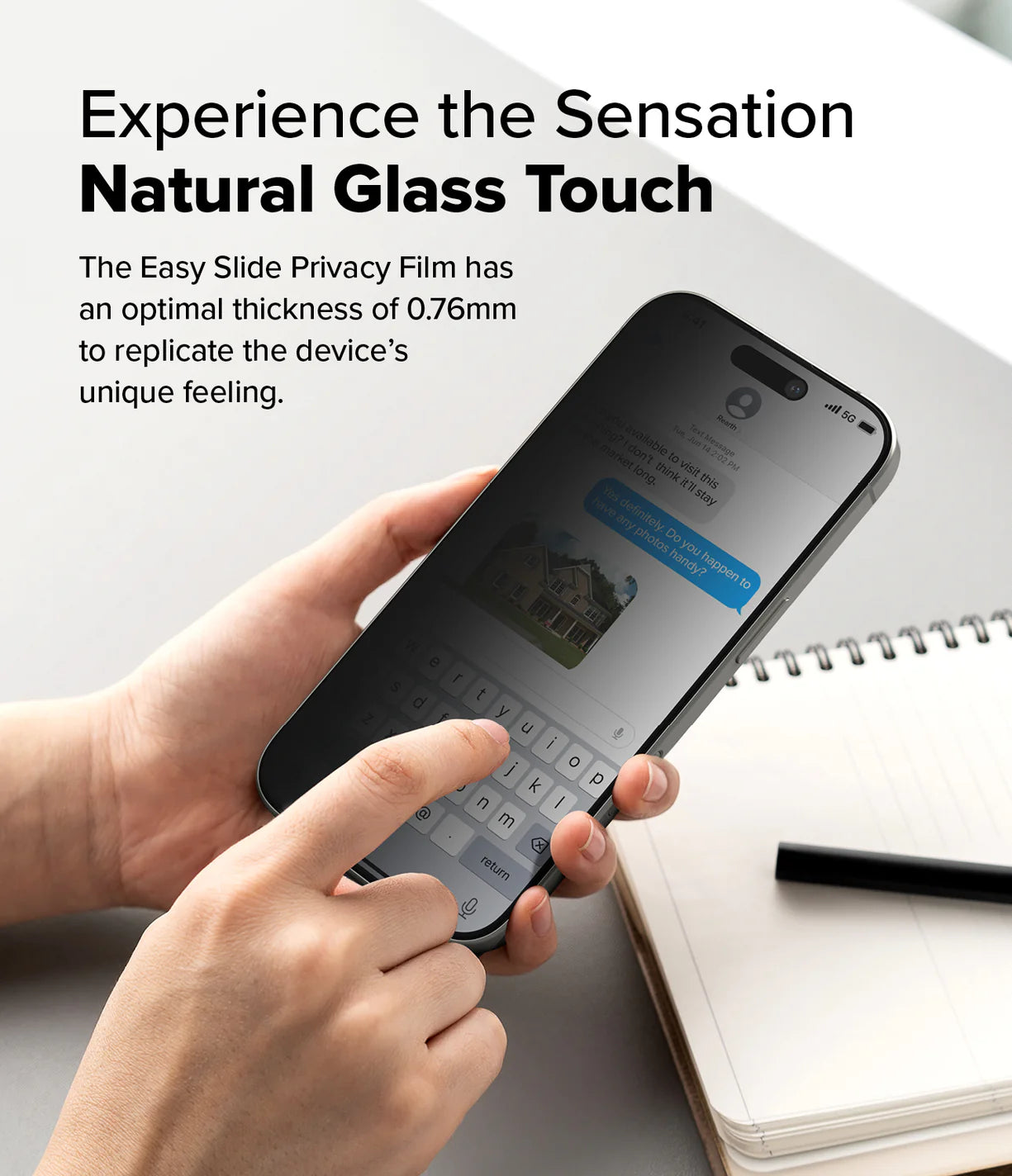 Privacidad Vidrio Templado Ringke iPhone 16 Pro