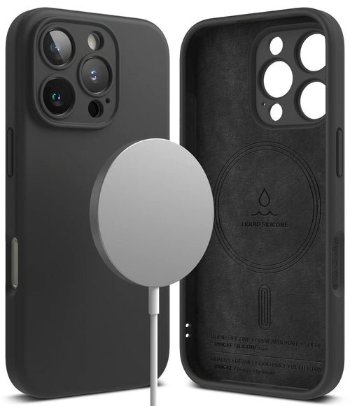 Funda Silicona Magnetic iPhone 16 Pro – Compatible MagSafe