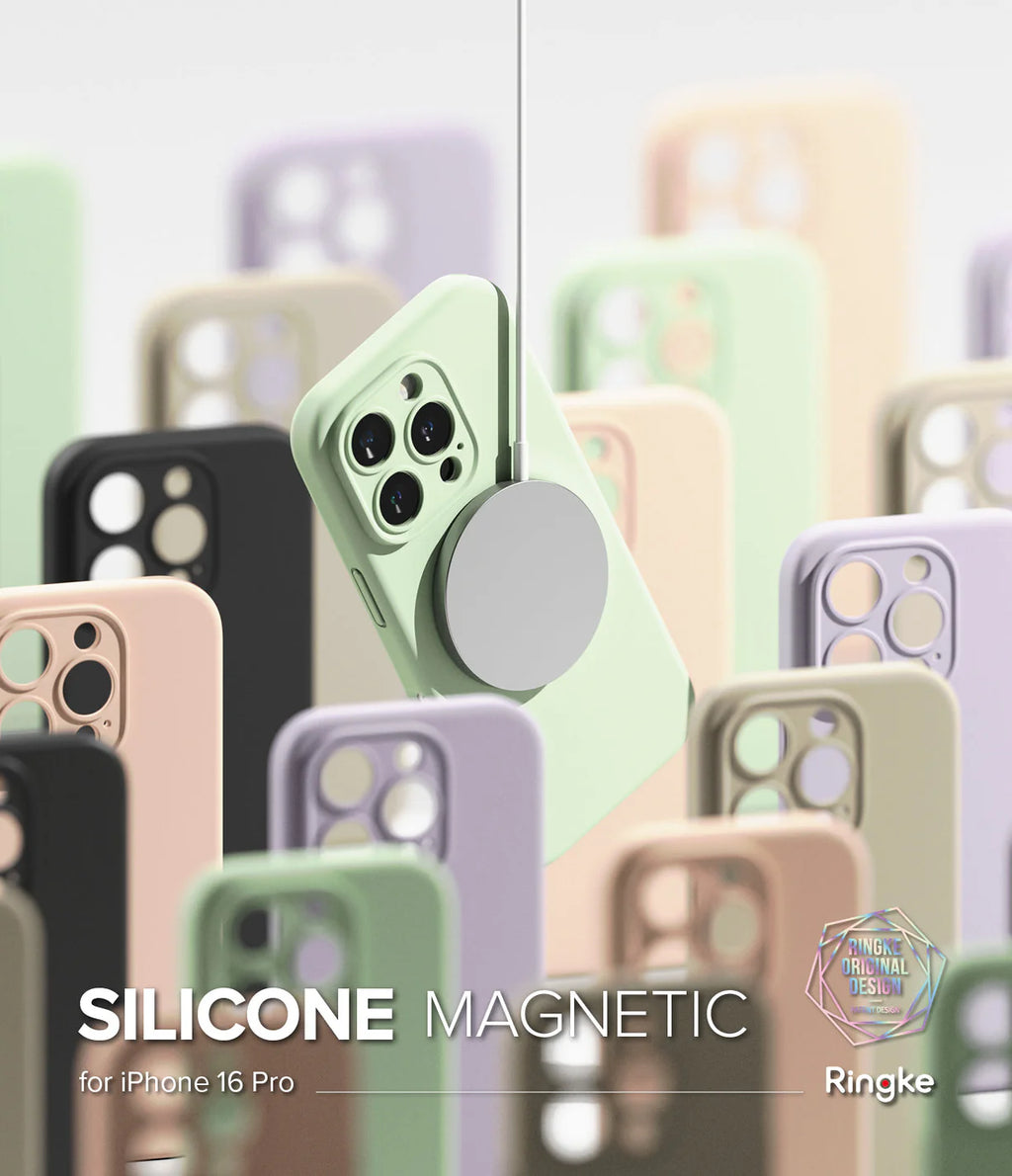 Silicone Case Magnetic iPhone 16 Pro