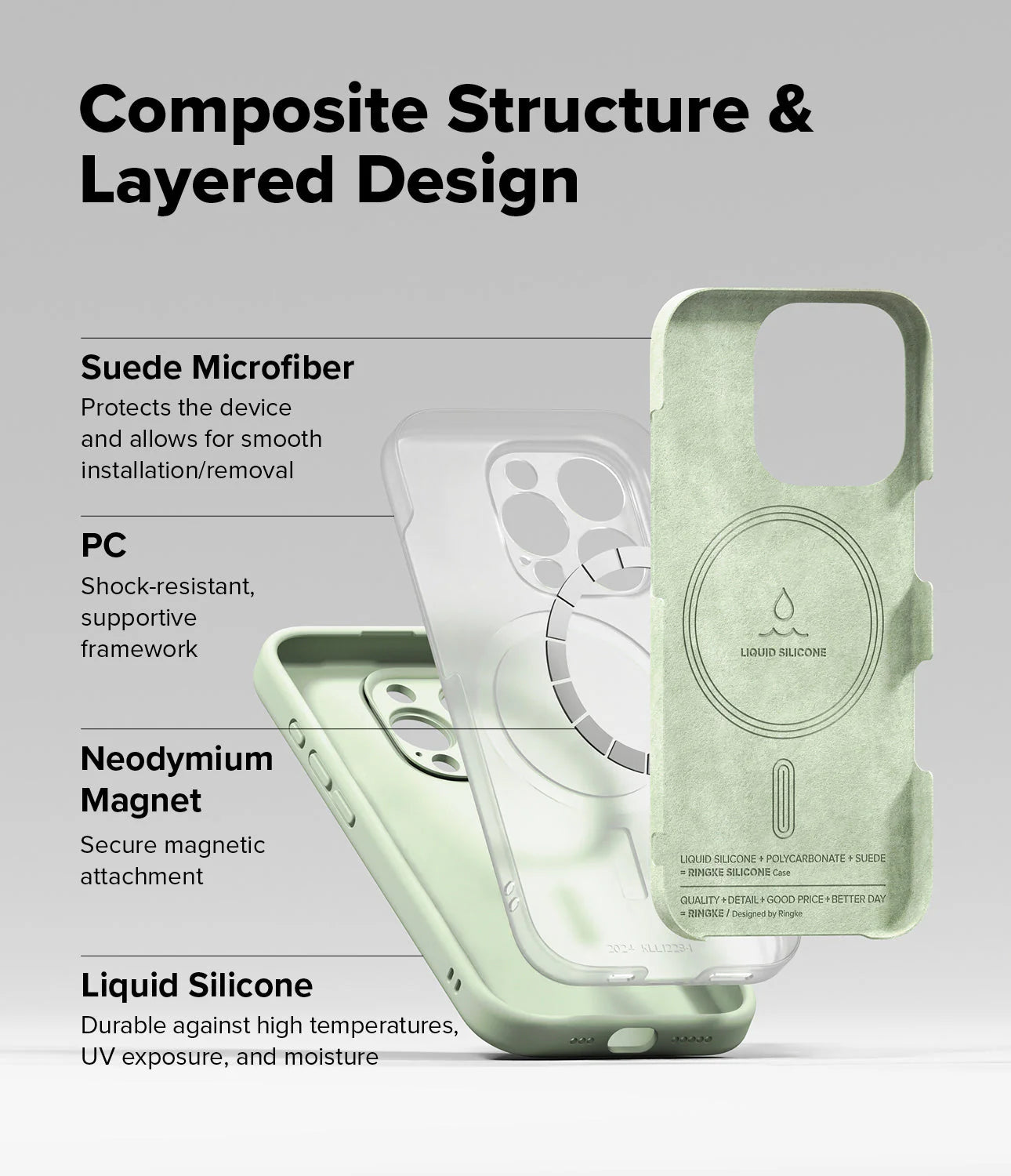 Silicone Case Magnetic iPhone 16 Pro
