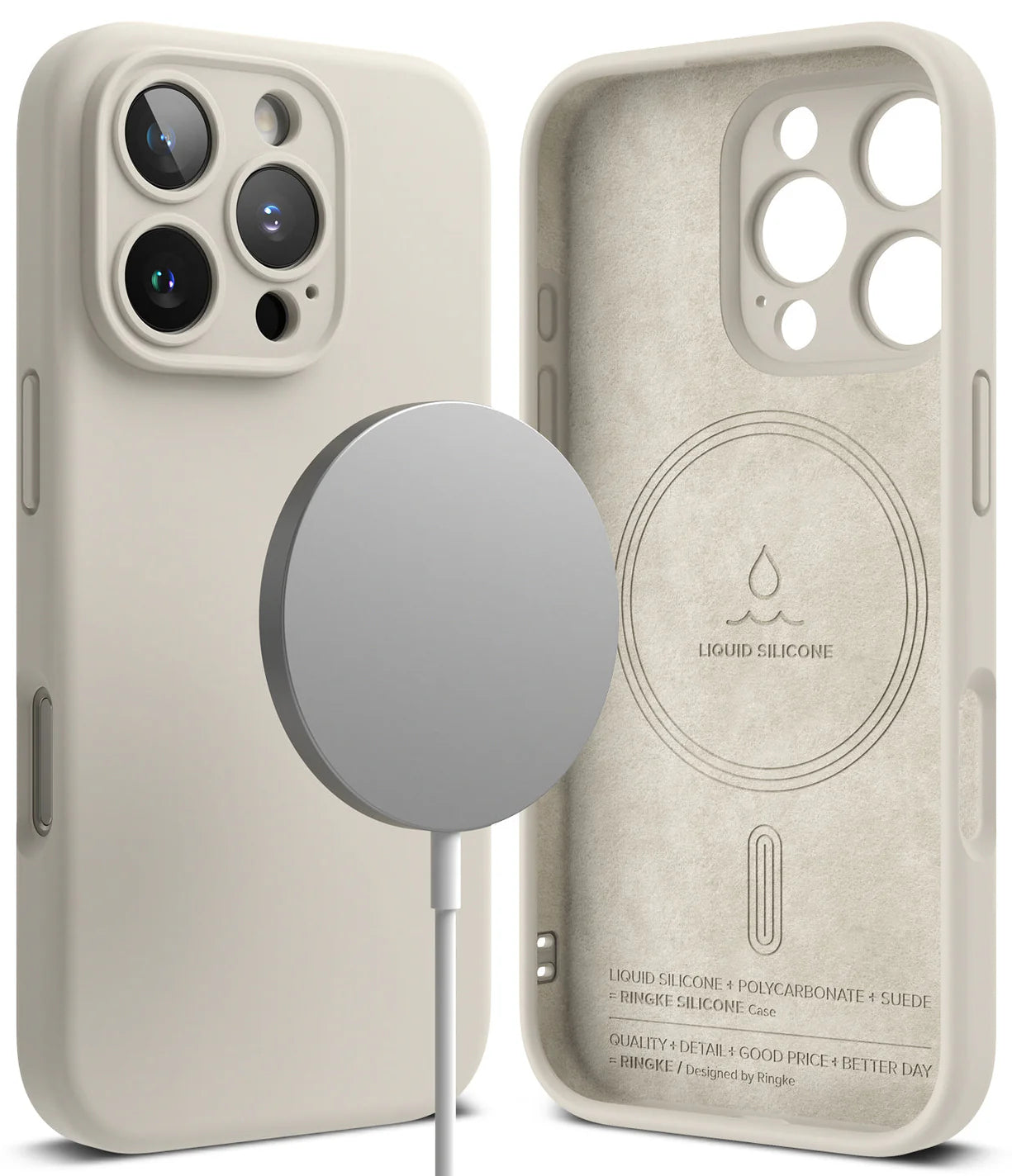 Silicone Case Magnetic iPhone 16 Pro