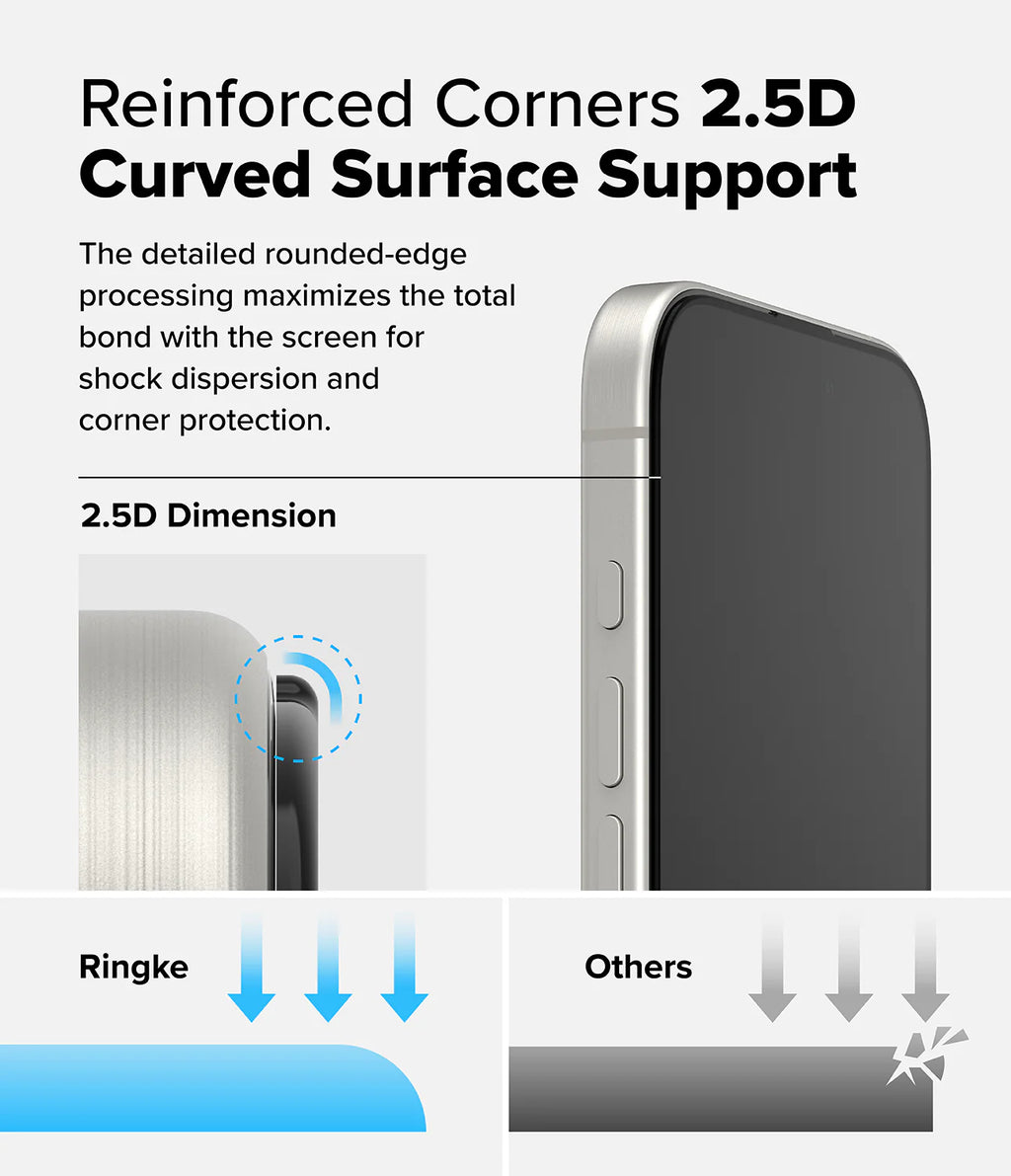 HD Vidrio Templado Ringke iPhone 16 Pro