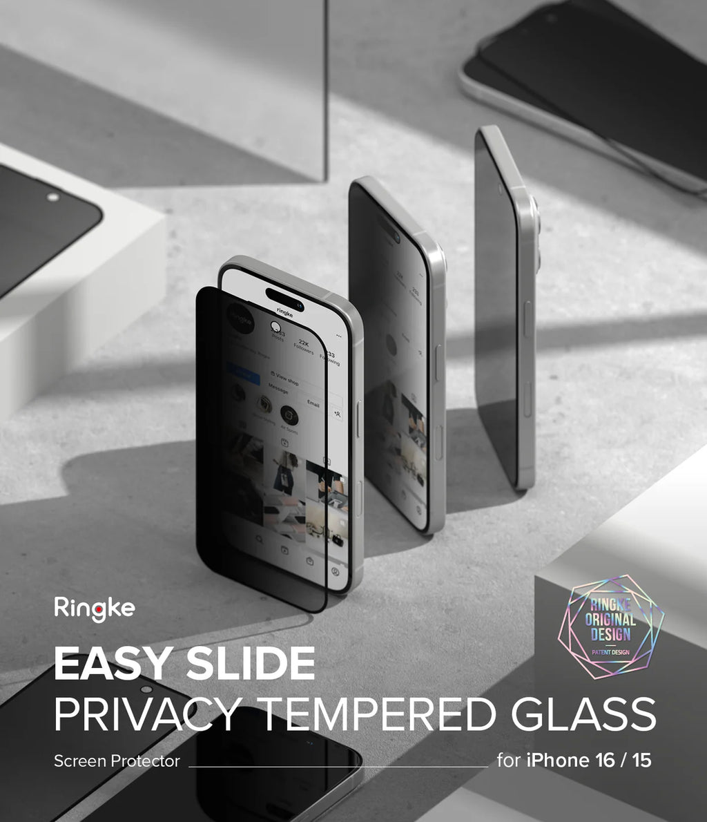 Privacidad Vidrio Templado Ringke iPhone 16