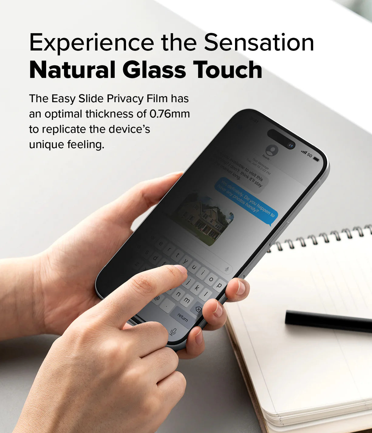 Privacidad Vidrio Templado Ringke iPhone 16