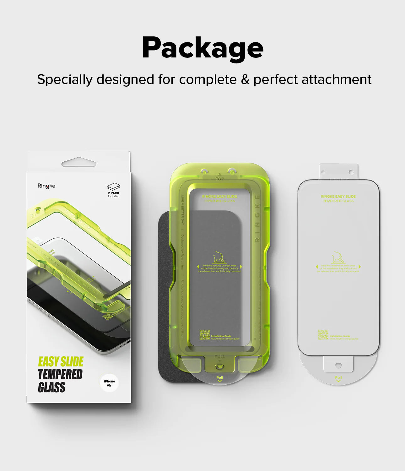 HD Vidrio Templado Ringke iPhone 17 Air