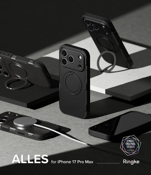 Alles GunMetal Ringe Case iPhone 17 Pro Max