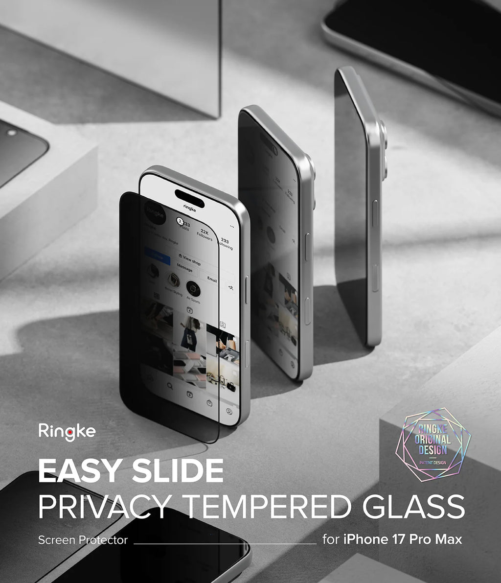 Privacidad Vidrio Templado Ringke iPhone 17 Pro
