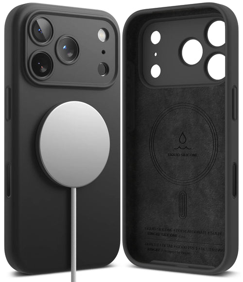 Funda Silicona Magnetic iPhone 17 Pro Max – Compatible MagSafe
